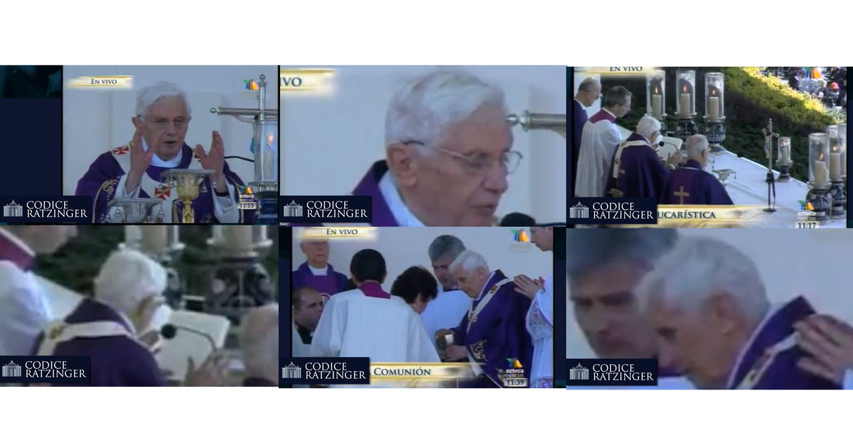 Incidente papa Benedetto XVI
